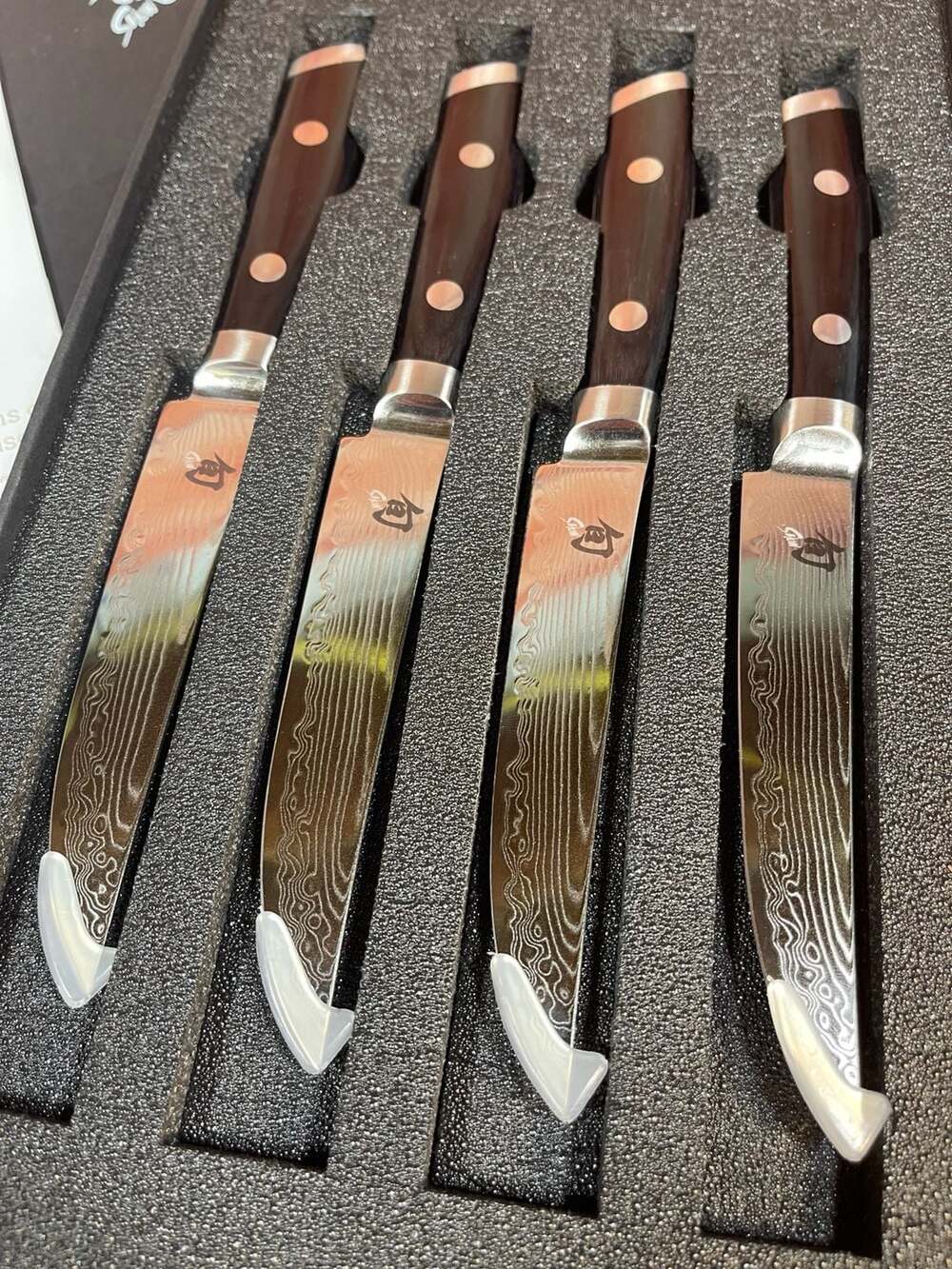 Shun Kaji 4-Piece 5-Inch Steak Knife Set KDMS0400 - Picture 2 of 12